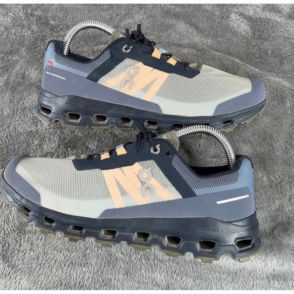 On Cloudvista Trail Running Shoes Mens 8.5 Midnight Olive 64.98593 - Picture 2 of 9
